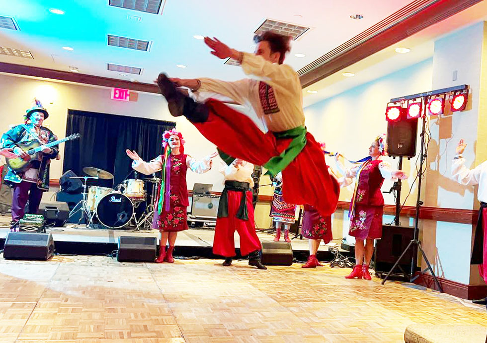 01-15-2023, Kozak Ukrainian Dancers, New York Ukrainian dancers musicians singers, www.cossack.us, Sunday January 15 2023, New York City Hilton Hotel 1335 Avenue of the Americas New York NY 10019-6078 MORGAN SUITE, Second floor, Showcasing during the Association of Performing Arts Presenters (APAP-2013) booking conference