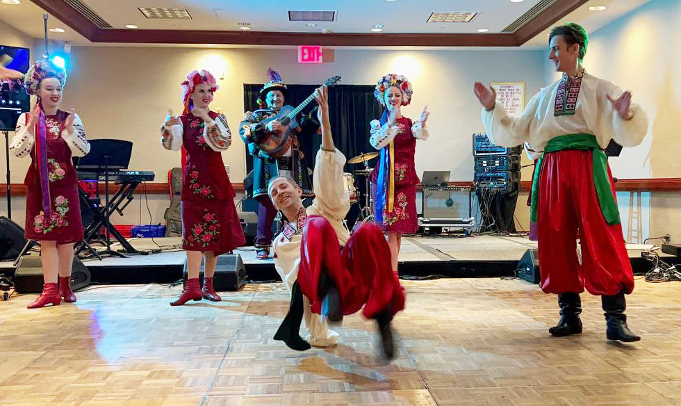 01-15-2023, Kozak Ukrainian Dancers, New York Ukrainian dancers musicians singers, www.cossack.us, Sunday January 15 2023, New York City Hilton Hotel 1335 Avenue of the Americas New York NY 10019-6078 MORGAN SUITE, Second floor, Showcasing during the Association of Performing Arts Presenters (APAP-2013) booking conference