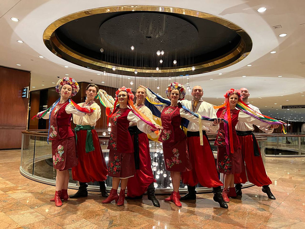 01-15-2023, Kozak Ukrainian Dancers, New York Ukrainian dancers musicians singers, www.cossack.us, Sunday January 15 2023, New York City Hilton Hotel 1335 Avenue of the Americas New York NY 10019-6078 MORGAN SUITE, Second floor, Showcasing during the Association of Performing Arts Presenters (APAP-2013) booking conference