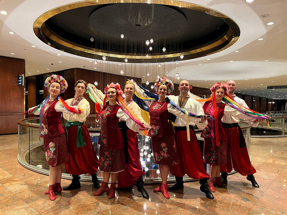 01-15-2023, Kozak Ukrainian Dancers, New York Ukrainian dancers musicians singers, www.cossack.us, Sunday January 15 2023, New York City Hilton Hotel 1335 Avenue of the Americas New York NY 10019-6078 MORGAN SUITE, Second floor, Showcasing during the Association of Performing Arts Presenters (APAP-2013) booking conference