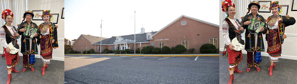 www.cossack.us, Kozak () Ukrainian dancers singers musicians, 04-23-2024, Public concert at Ocean County Library, Manchester Township, New Jersey, Ocean County Library Manchester Branch 21 Colonial Drive Manchester Township New Jersey 08759